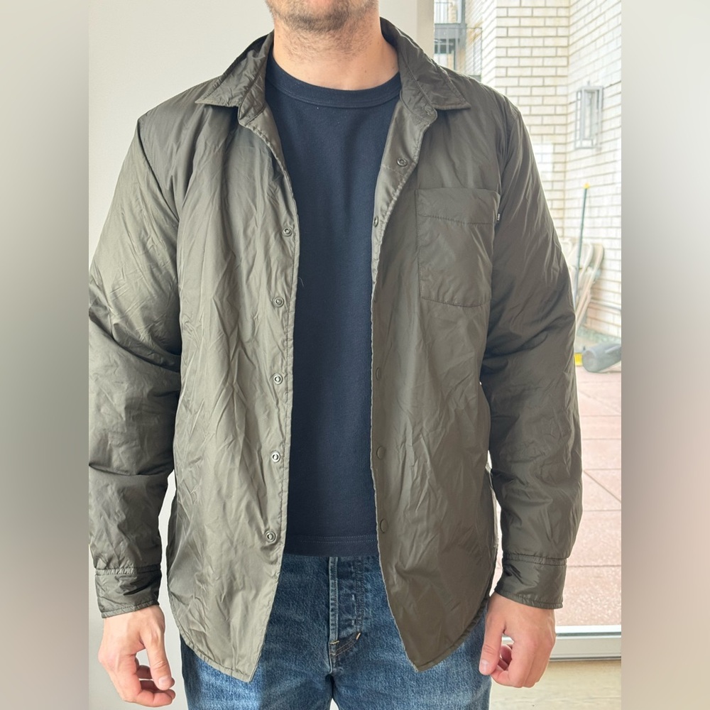 Obey Men's Dark Olive Shirt Jacket